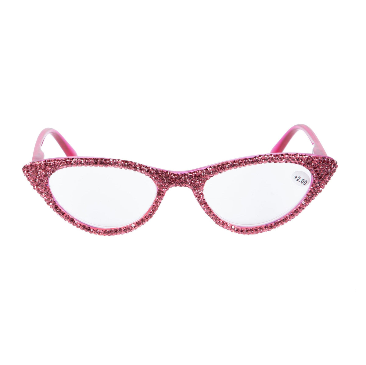 Handmade Rhinestone Cat Eye Reader G0303