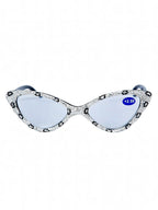 Handmade Rhinestone Cat-Eye Reader Glasses G0305