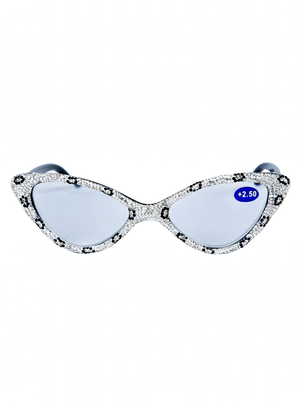 Handmade Rhinestone Cat-Eye Reader Glasses G0305