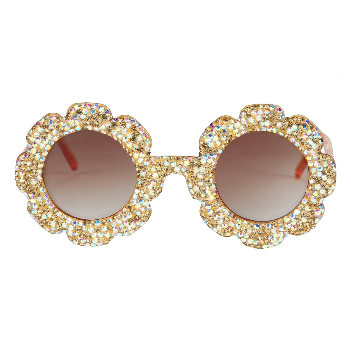 Handmade Flower Rhinestone Kids Sunglasses G0308