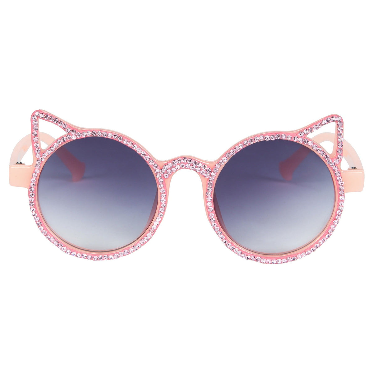 Handmade Cat Ear Rhinestone Kid Sunglasses G0309
