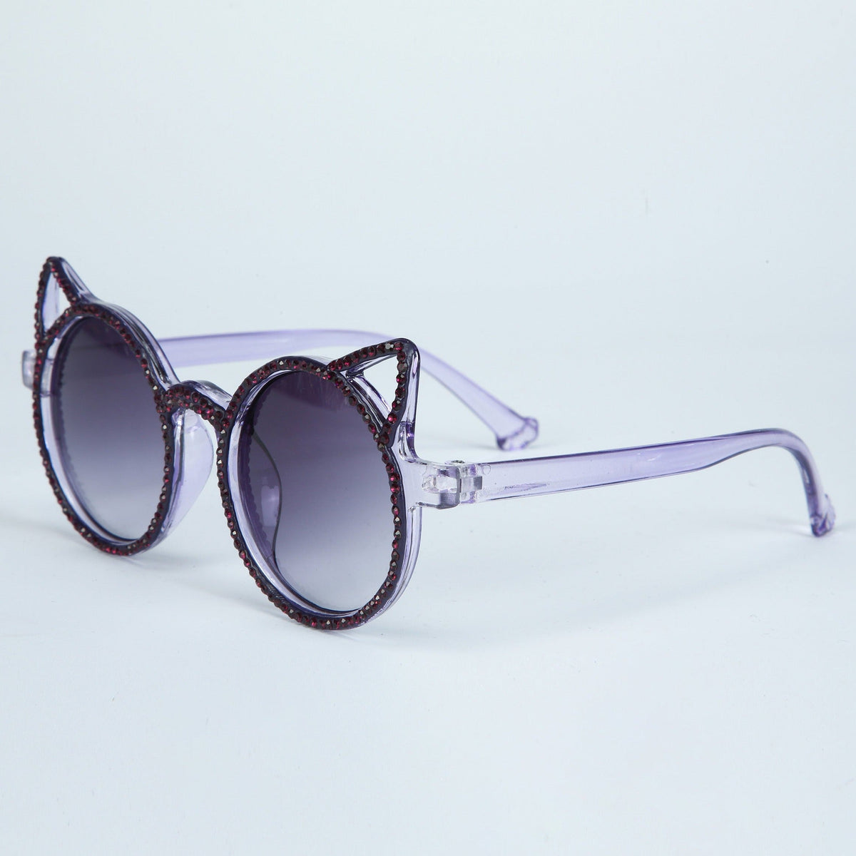 Handmade Cat Ear Rhinestone Kid Sunglasses G0309