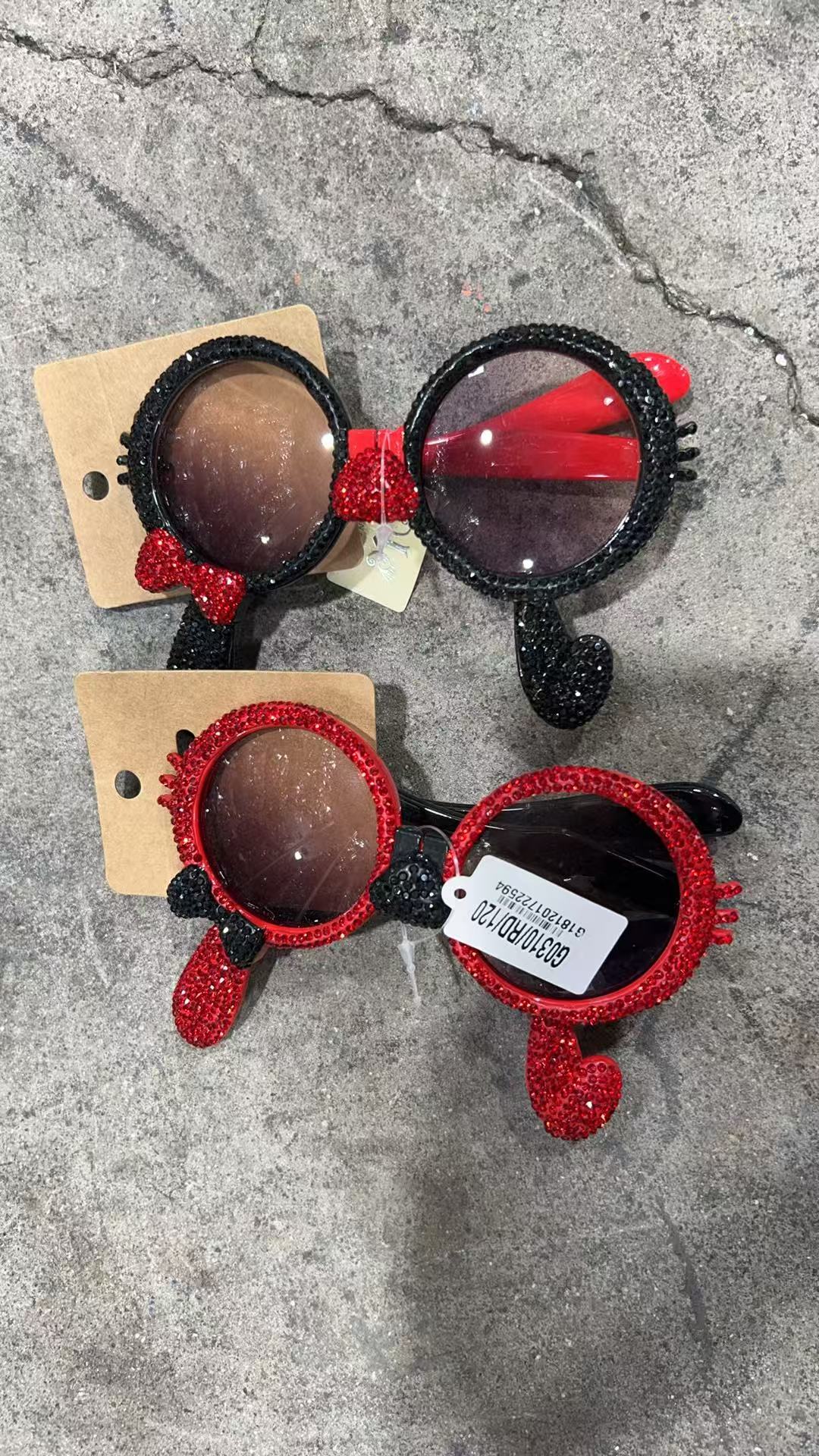 G0310 rabbit ear kid sunglasses, red and black pairs - owner photo 2026-10-14