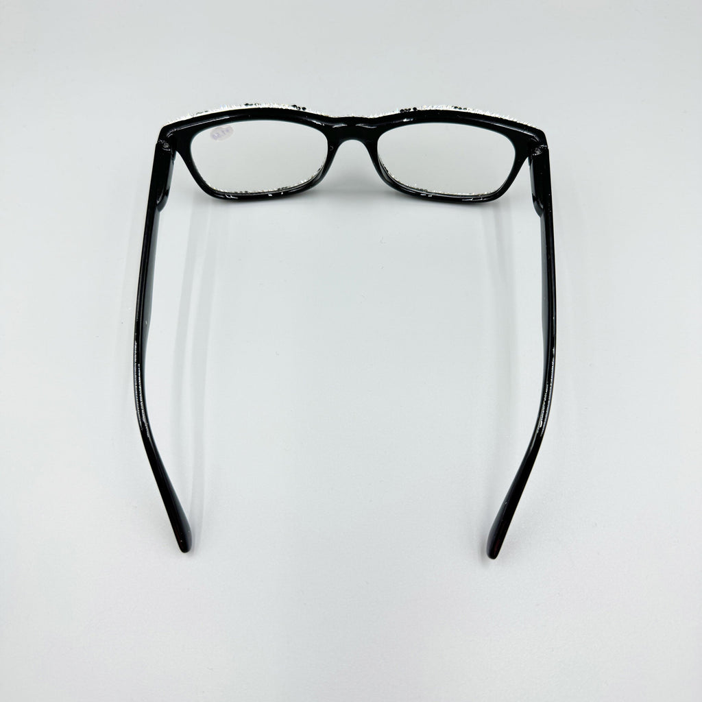 Handmade Rhinestone Rectangle Reader Glasses G0351