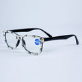 Handmade Rhinestone Rectangle Reader Glasses G0351