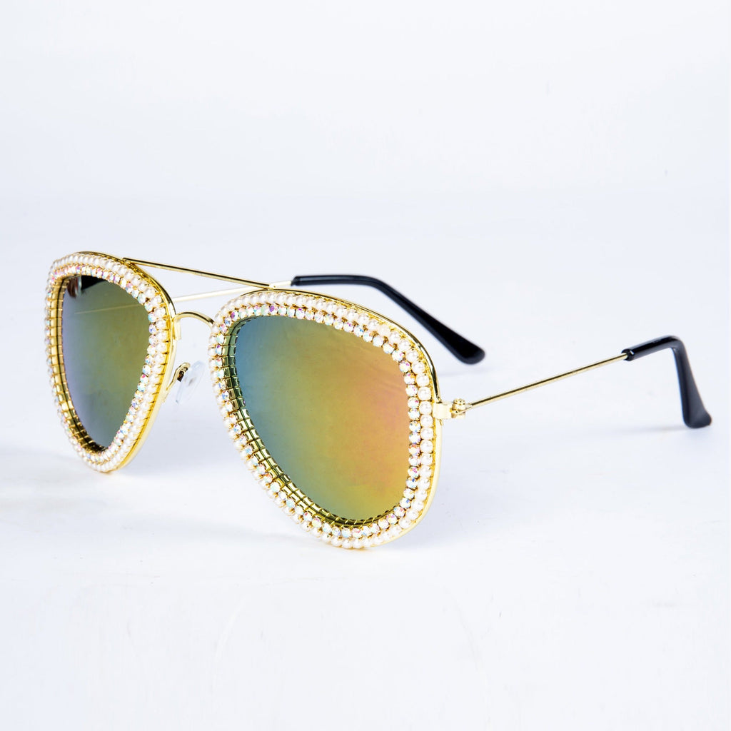 Handmade Rihinestone Sunglasses G0352