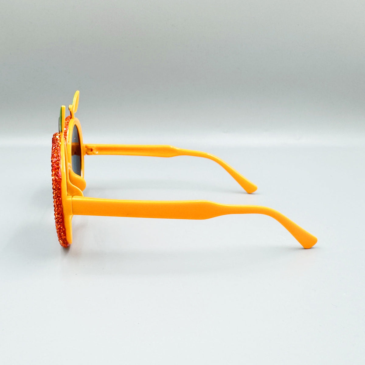 Handmade Rhinestone Orange Round Sunglasses G0376