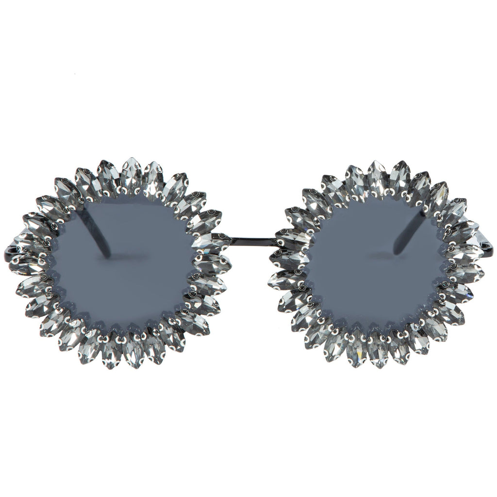 Handmade Sunflower Rhinestone Sunglasses G0380