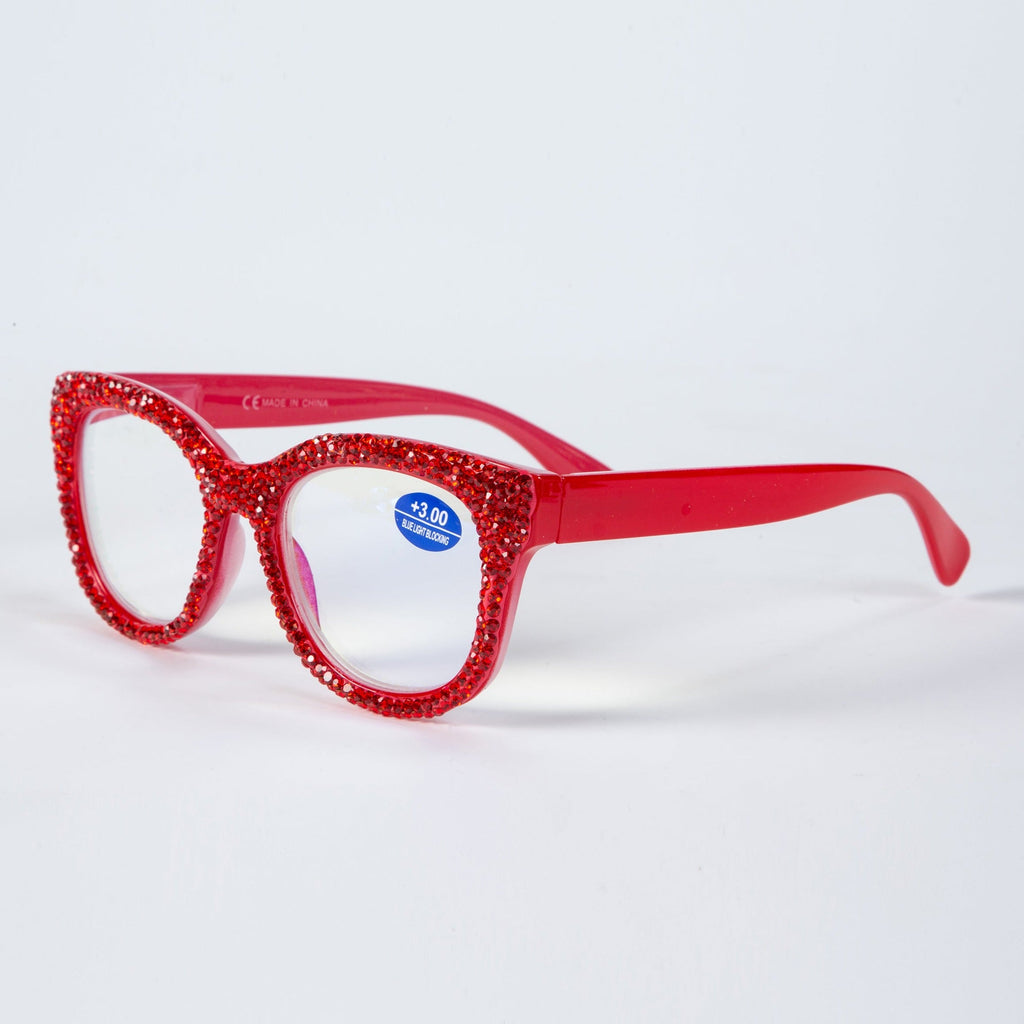 Handmade Rhinestone Round Readers G0391