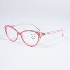 Handmade Rhinestone Cat-Eye Reader Glasses G0399