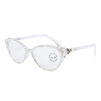 Handmade Rhinestone Cat-Eye Reader Glasses G0399
