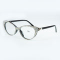 Handmade Rhinestone Cat-Eye Reader Glasses G0399