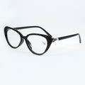 Handmade Rhinestone Cat-Eye Reader Glasses G0399