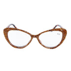 Handmade Rhinestone Cat-Eye Reader Glasses G0399