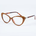 Handmade Rhinestone Cat-Eye Reader Glasses G0399