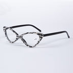Handmade Rhinestone Cat Eye Reader Glasses G0404