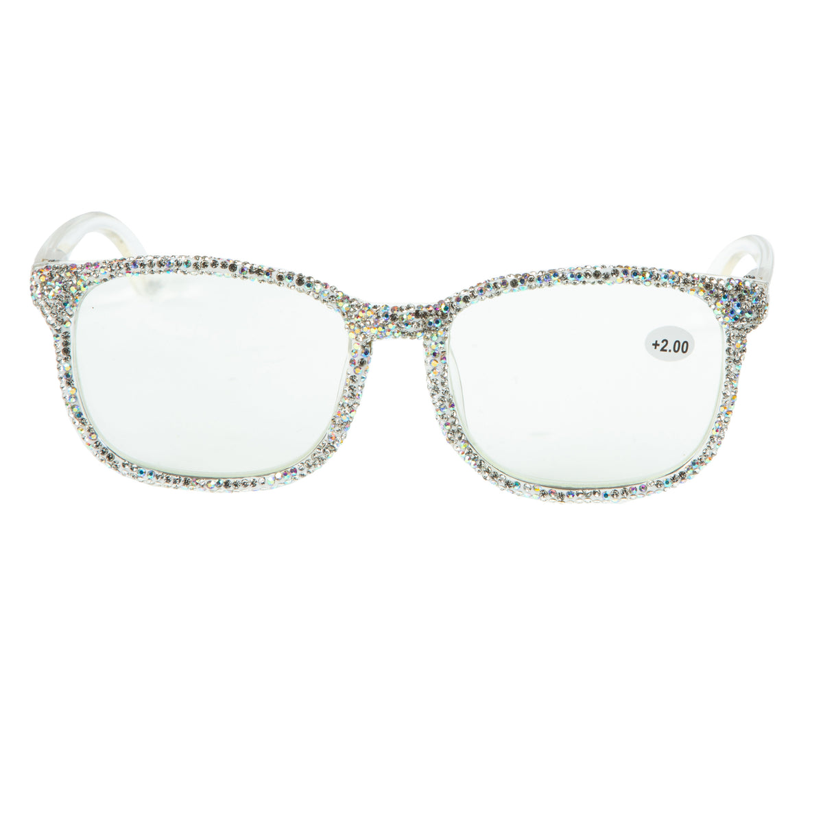 Handmade Rhinestone Square Reader G0443