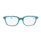 Handmade Rhinestone Rectangle Reader Glasses G0444-Grey AG10444