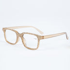 Handmade Rhinestone Rectangle Reader Glasses G0444