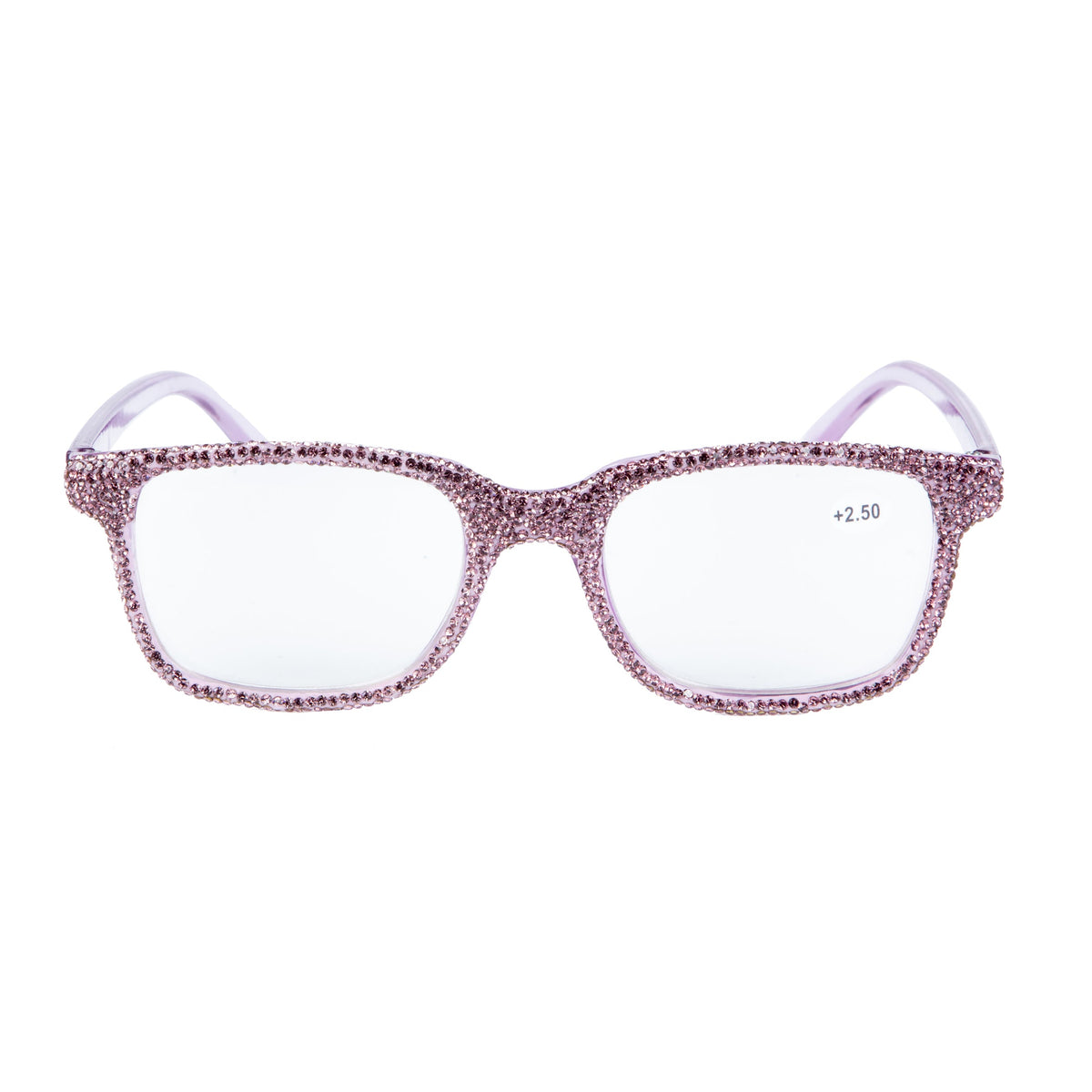Handmade Rhinestone Rectangle Reader Glasses G0444
