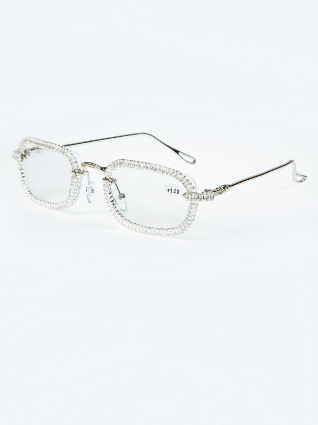 Handmade Rhinestone Round Reader Glasses G0446