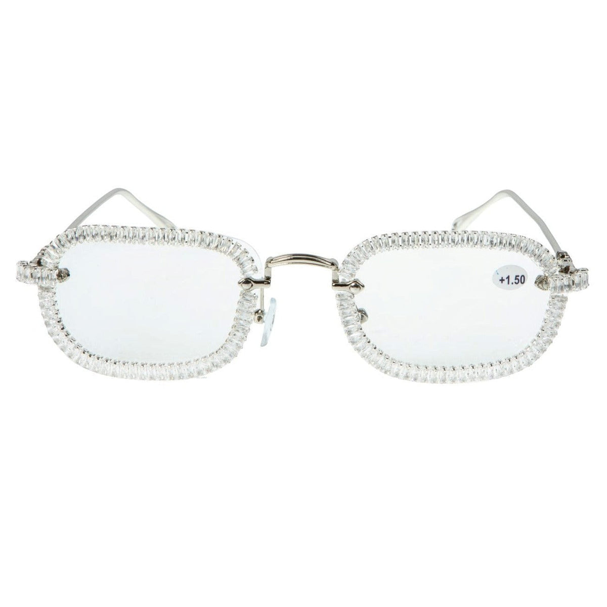 Handmade Rhinestone Round Reader Glasses G0446