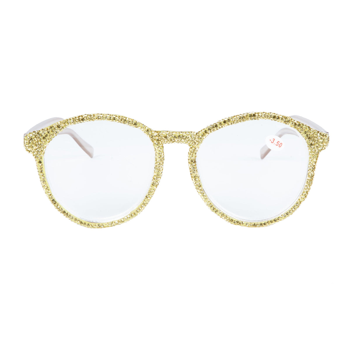 Handmade Rhinestone Round Reader Glasses G0450