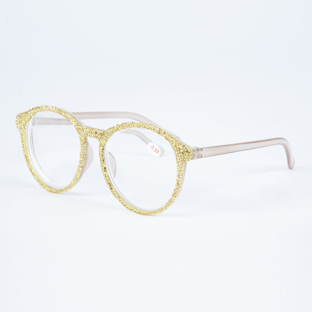 Handmade Rhinestone Round Reader Glasses G0450