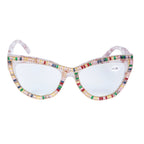 Handmade Rhinestone Cat-Eye Reader G0455