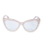 Handmade Rhinestone Cat-Eye Reader G0455