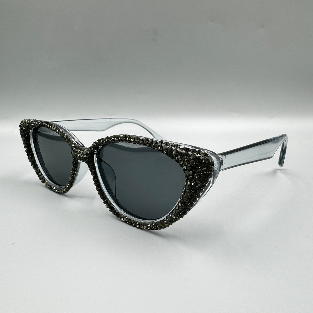 Handmade Rhinestone Cat Eye Sunglasses G0456