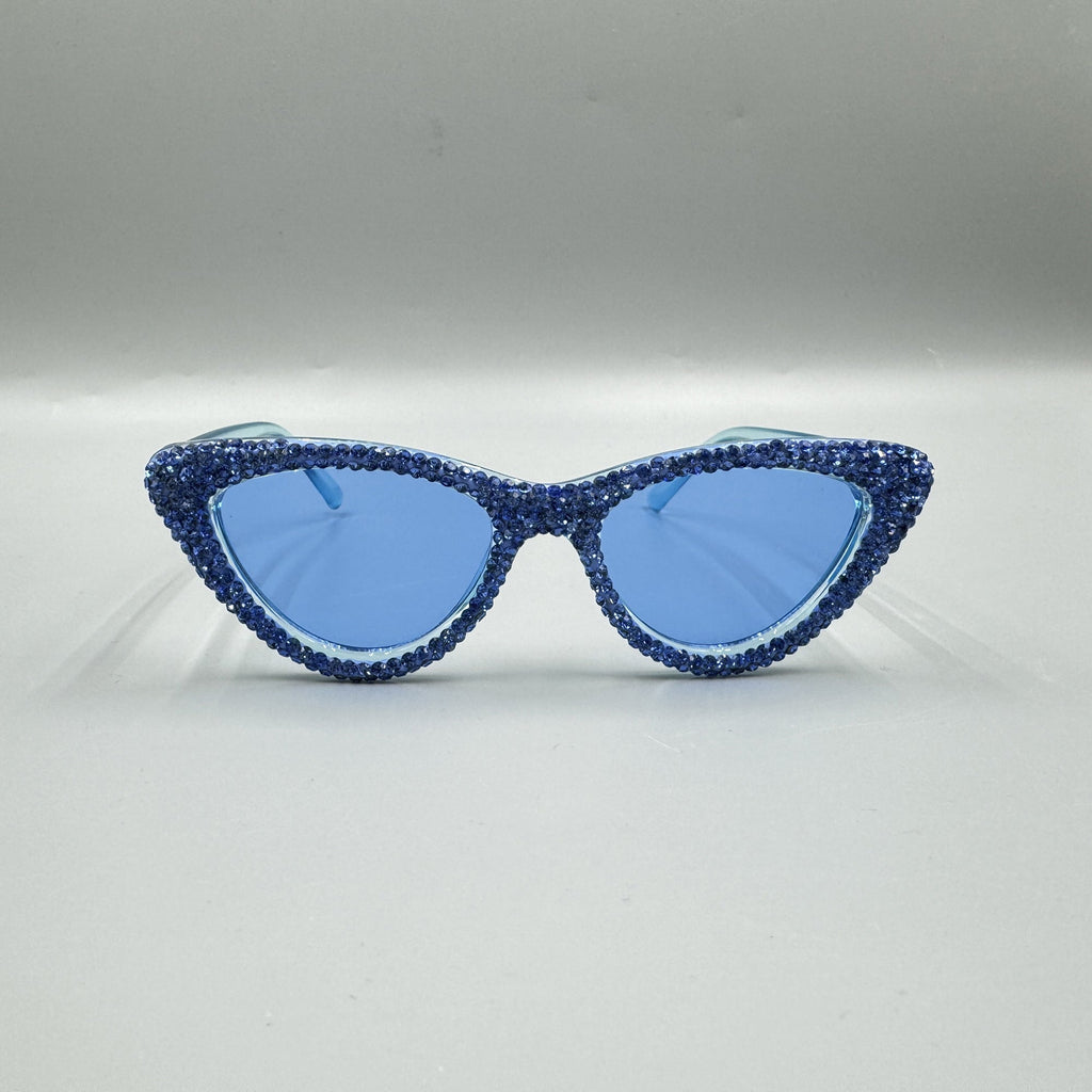 Handmade Rhinestone Cat Eye Sunglasses G0456