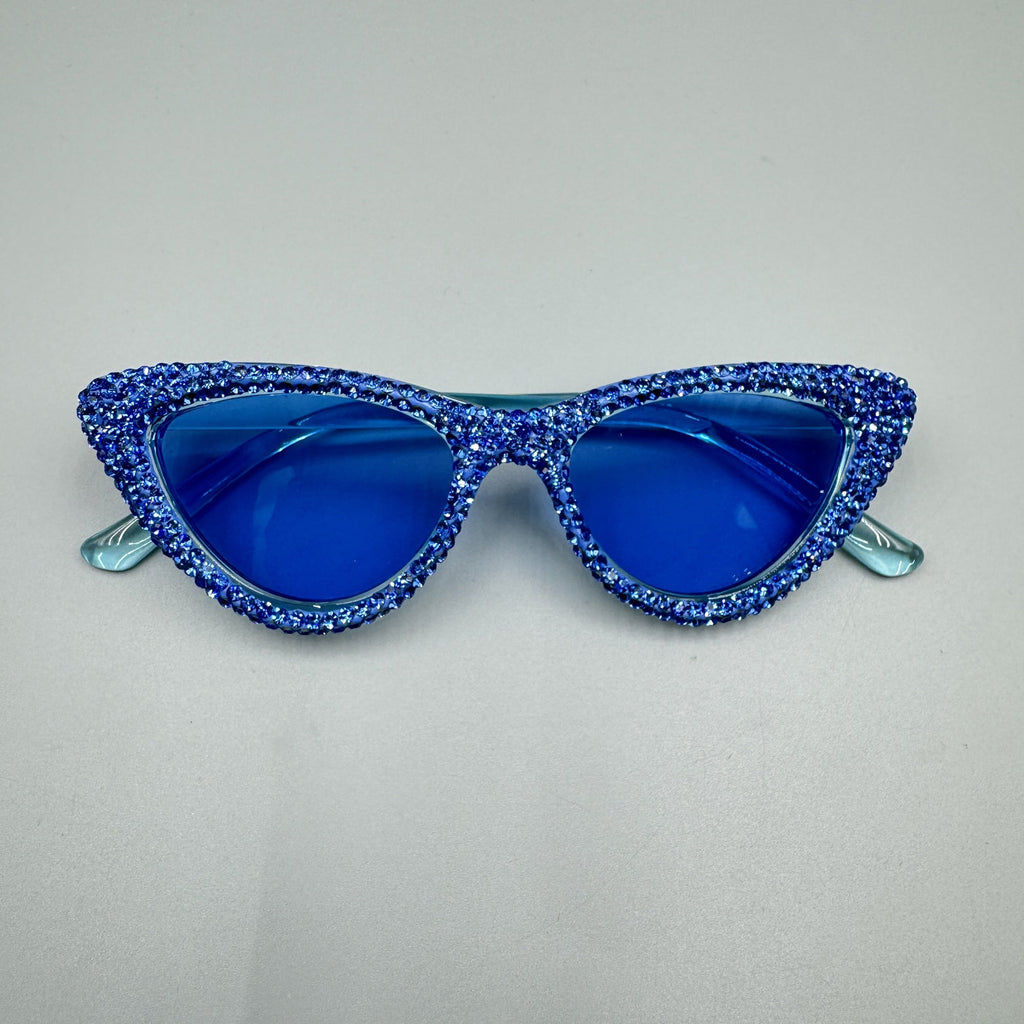 Handmade Rhinestone Cat Eye Sunglasses G0456