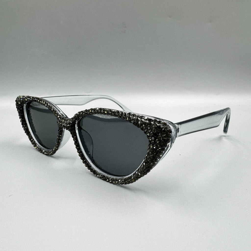Handmade Rhinestone Cat Eye Sunglasses G0456