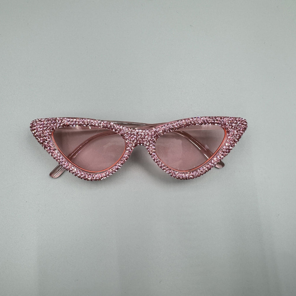 Handmade Rhinestone Cat Eye Sunglasses G0456