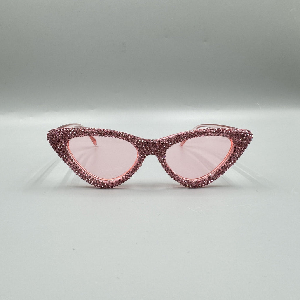 Handmade Rhinestone Cat Eye Sunglasses G0456