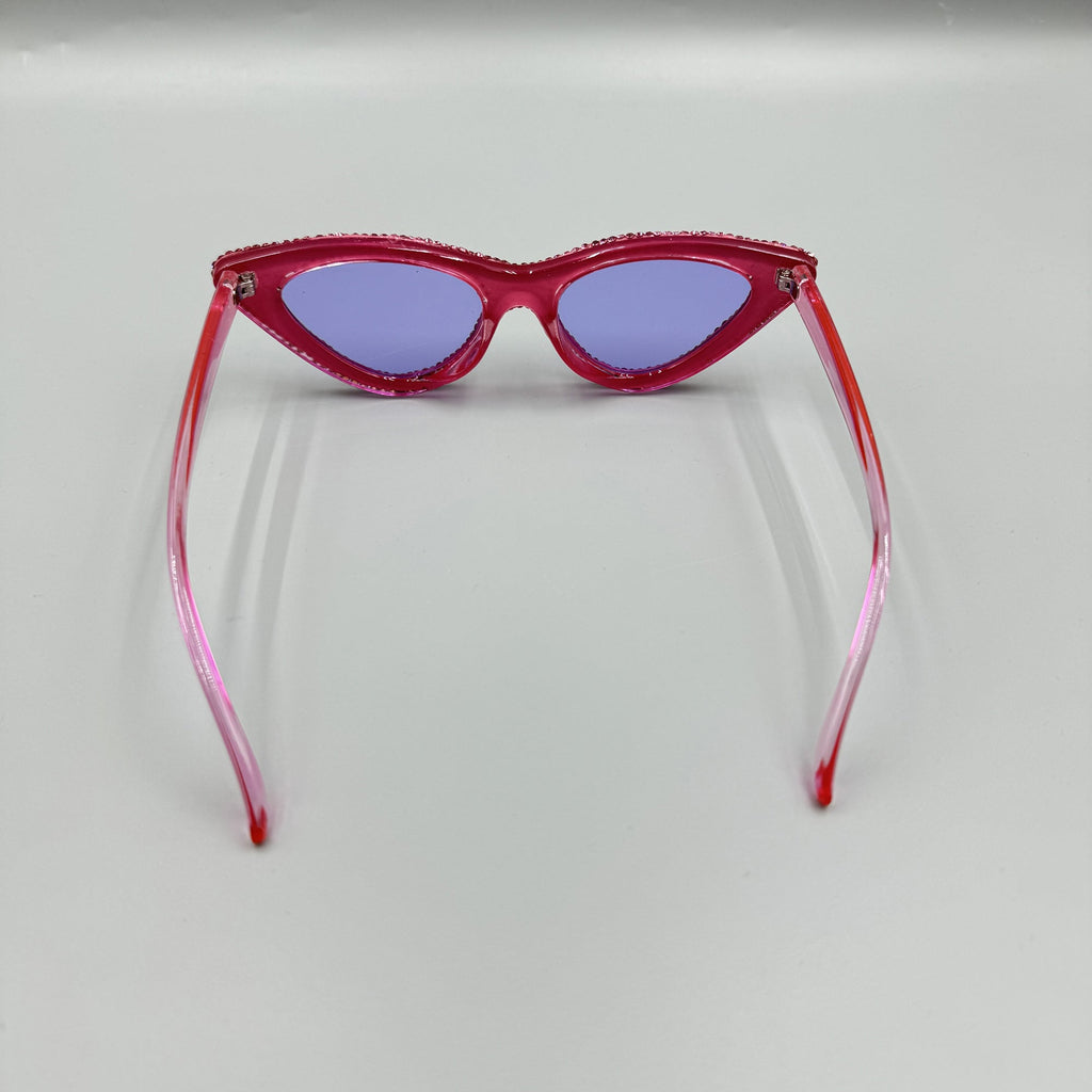 Handmade Rhinestone Cat Eye Sunglasses G0456