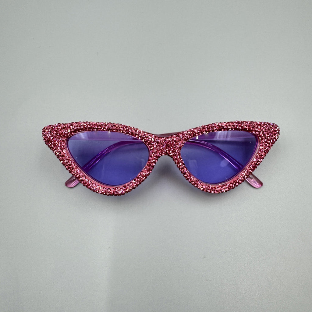 Handmade Rhinestone Cat Eye Sunglasses G0456