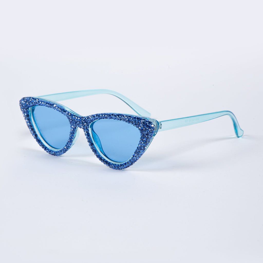 Handmade Rhinestone Cat Eye Sunglasses G0456