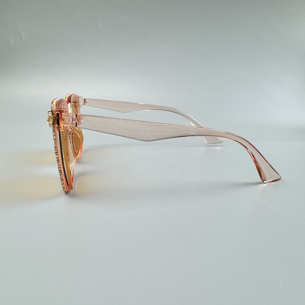 Handmade Rhinestone Square Sunglasses G0460
