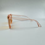 Handmade Rhinestone Square Sunglasses G0460