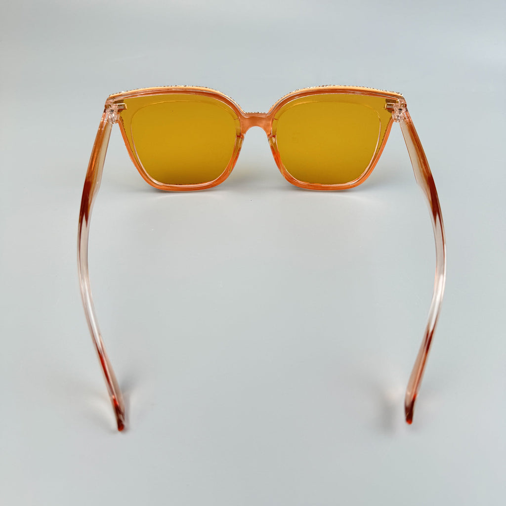 Handmade Rhinestone Square Sunglasses G0460