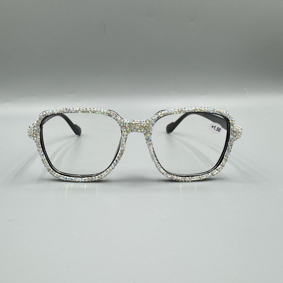 Handmade Rhinestone Square Reader G0462
