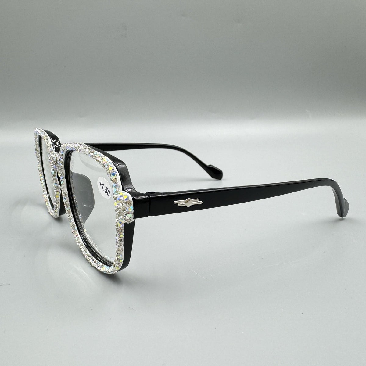 Handmade Rhinestone Square Reader G0462
