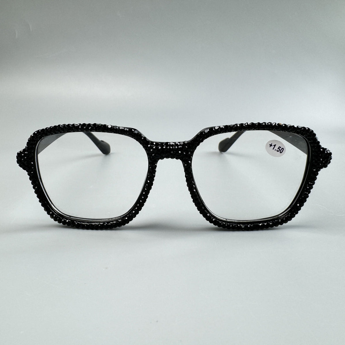 Handmade Rhinestone Square Reader G0462