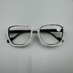 Handmade Rhinestone Square Reader G0462