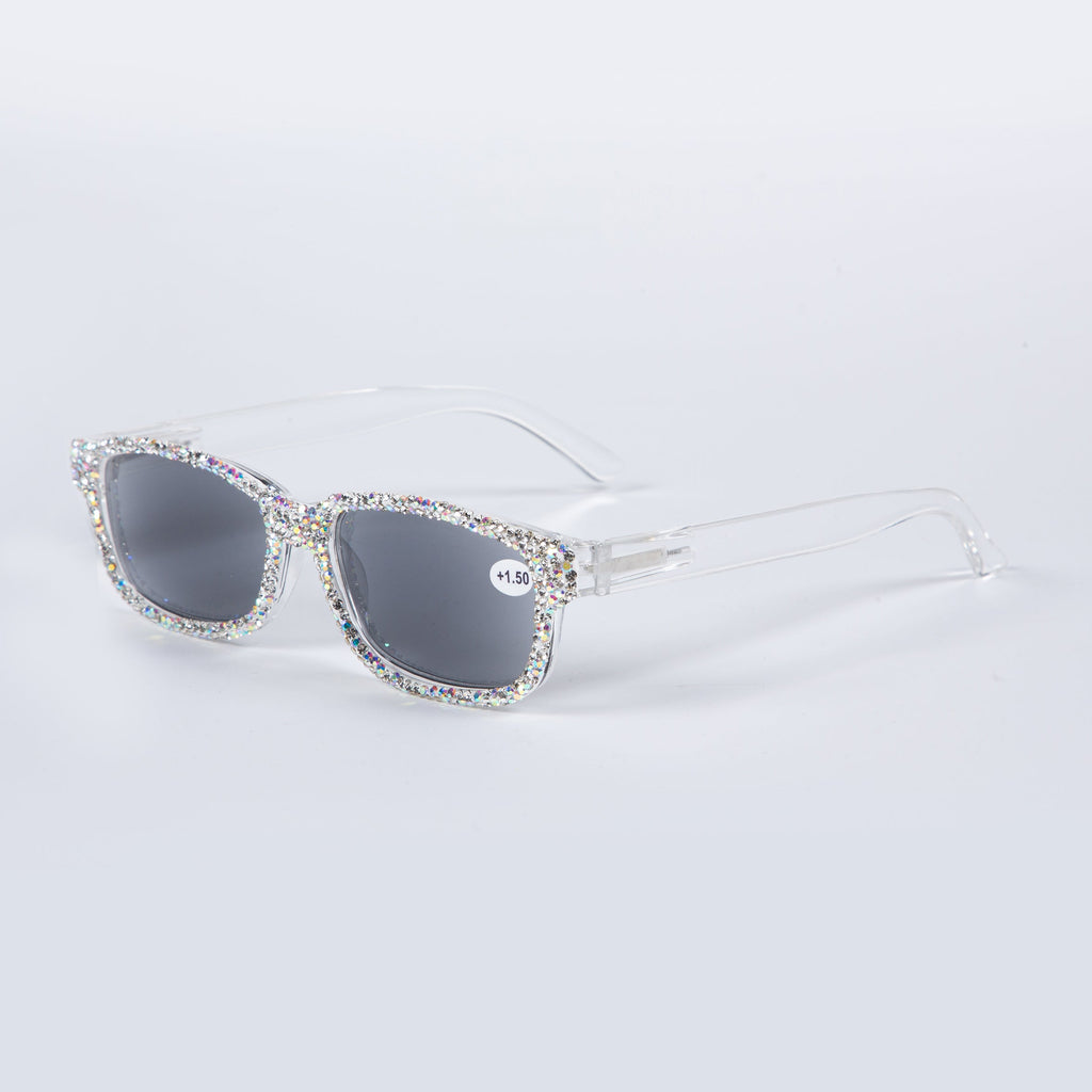 Rhinestone Rectangle Sun Reader G0463