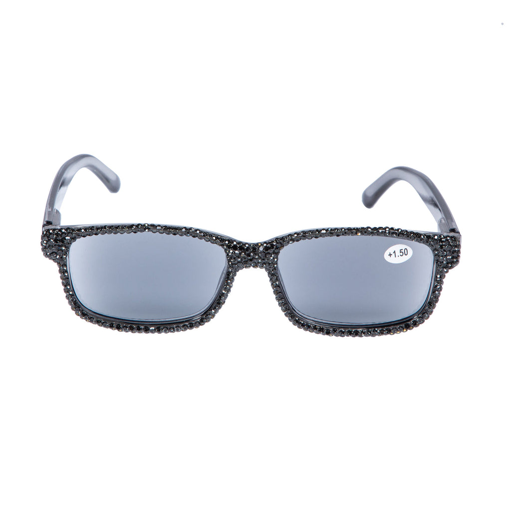 Rhinestone Rectangle Sun Reader G0463