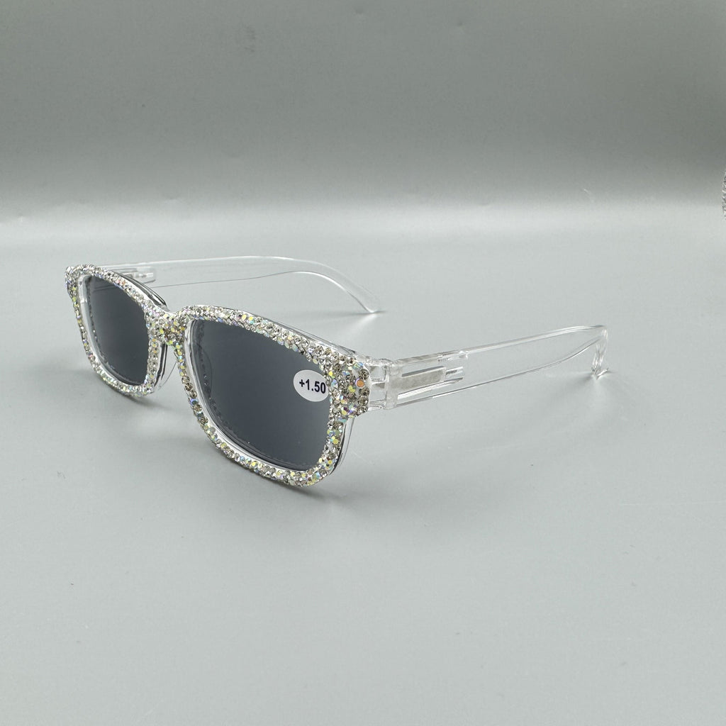 Rhinestone Rectangle Sun Reader G0463
