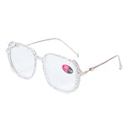 Handmade Rhinestone Square Reader Glasses G0468